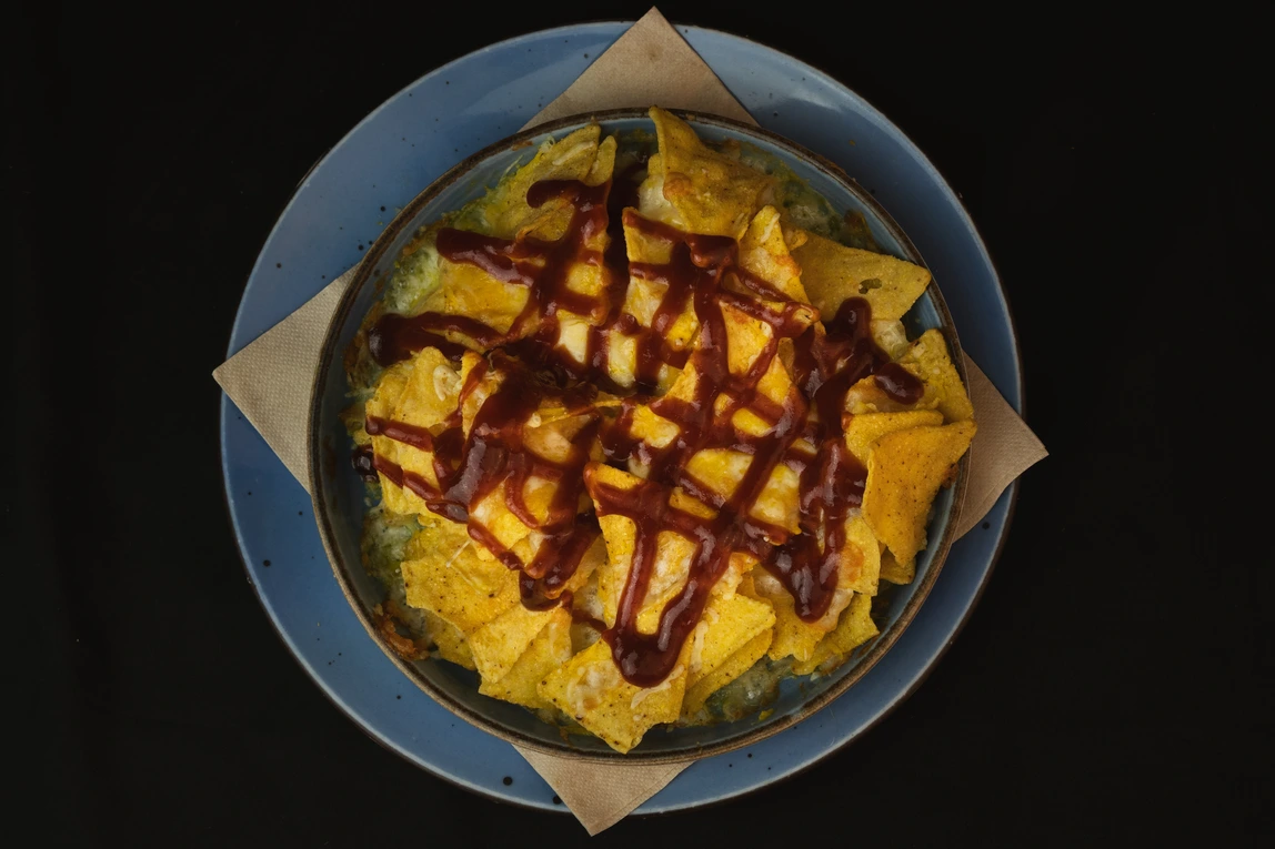 1/2 NACHOS TEX MEX 